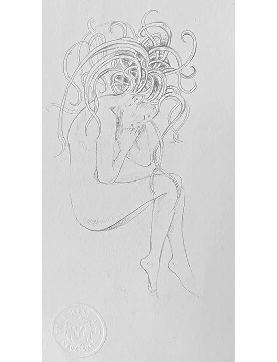 Silverpoint Drawing